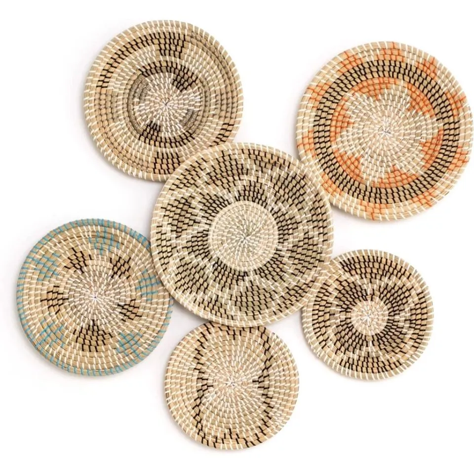 Natural Woven Seagrass Wall Decor Short Lead Time
