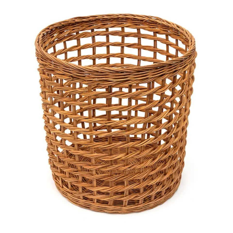 Open Weave Rattan Laundry Basket Hight Quality