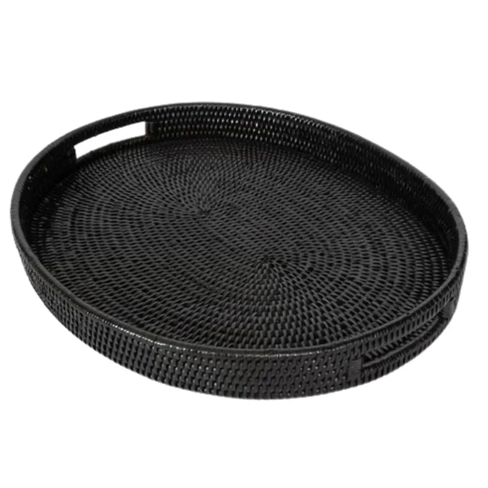 Oval Rattan Serving Tray Vietnam