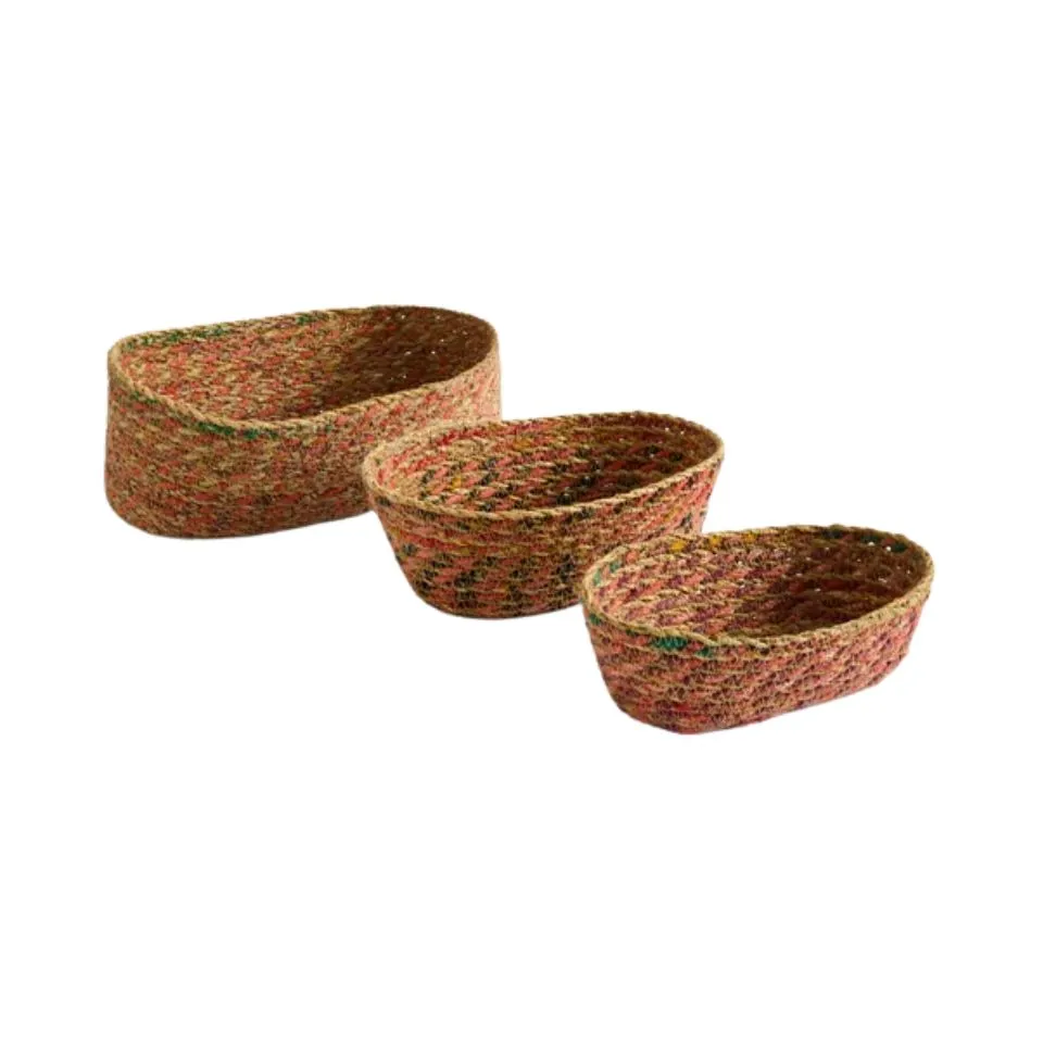 Oval Seagrass Storage Basket Short Lead Time