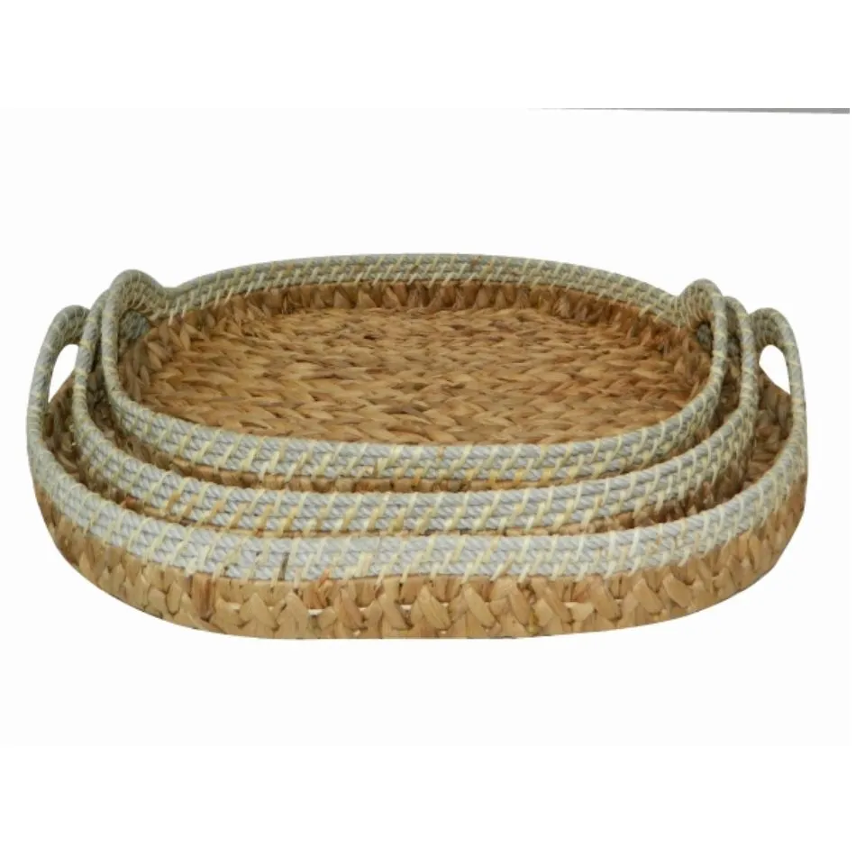 Oval Water Hyacinth Tray Short Lead Time