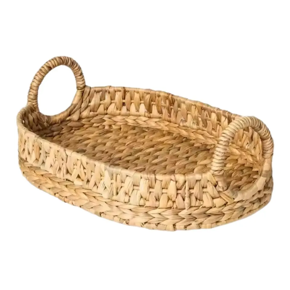 Oval Water Hyacinth Tray Vietnam