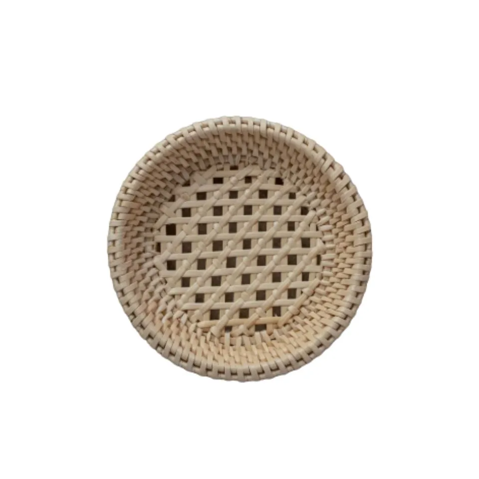 Patterned Rattan Woven Coasters Manufacturer