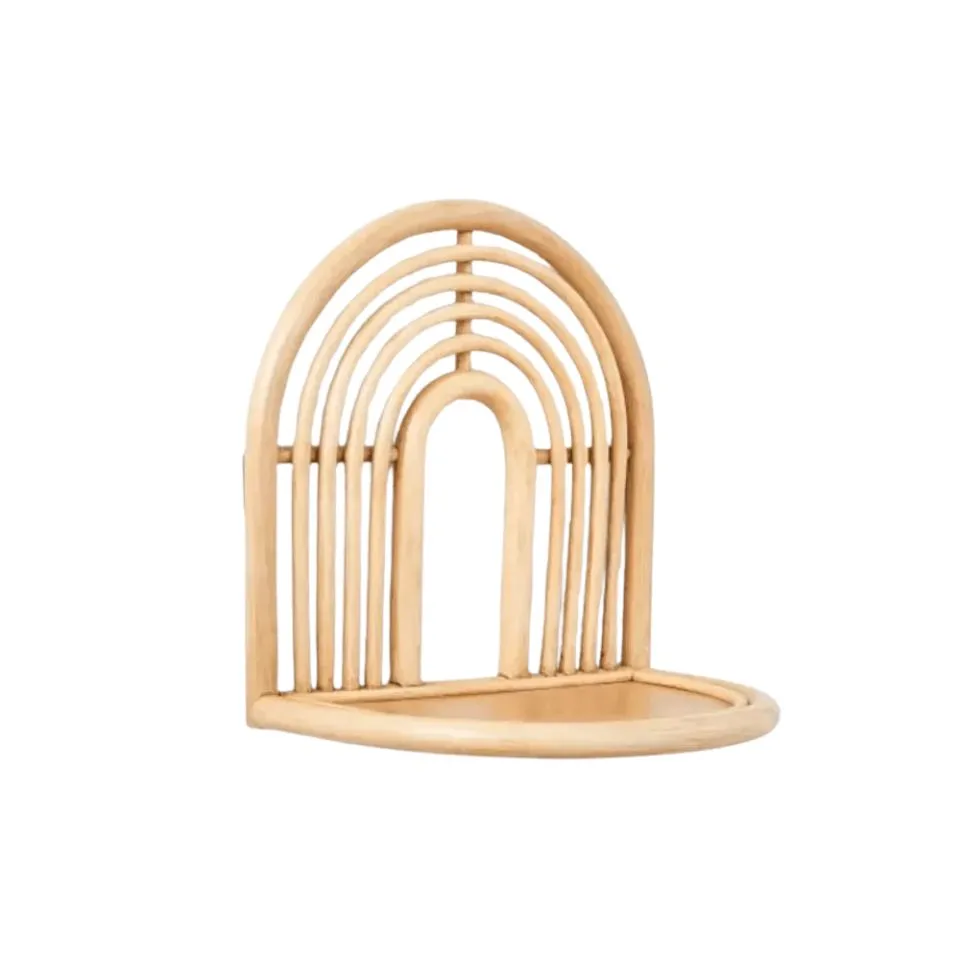 Rainbow Rattan Wall Shelf OEM