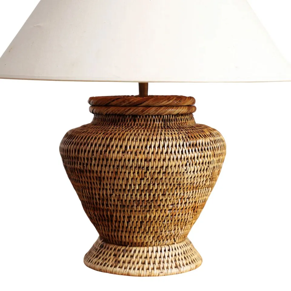 Rattan Base Table Lamps Vietnam