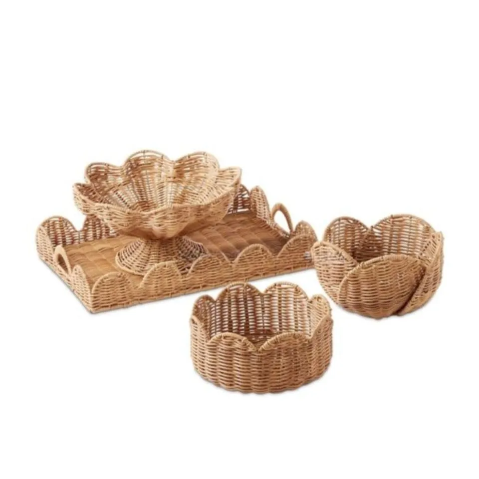 Rattan Basket Tray Private Label
