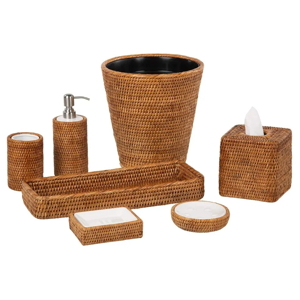 Rattan Bathroom Set Hight Quality