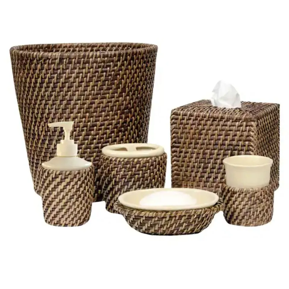Rattan Bathroom Set Manufacturer