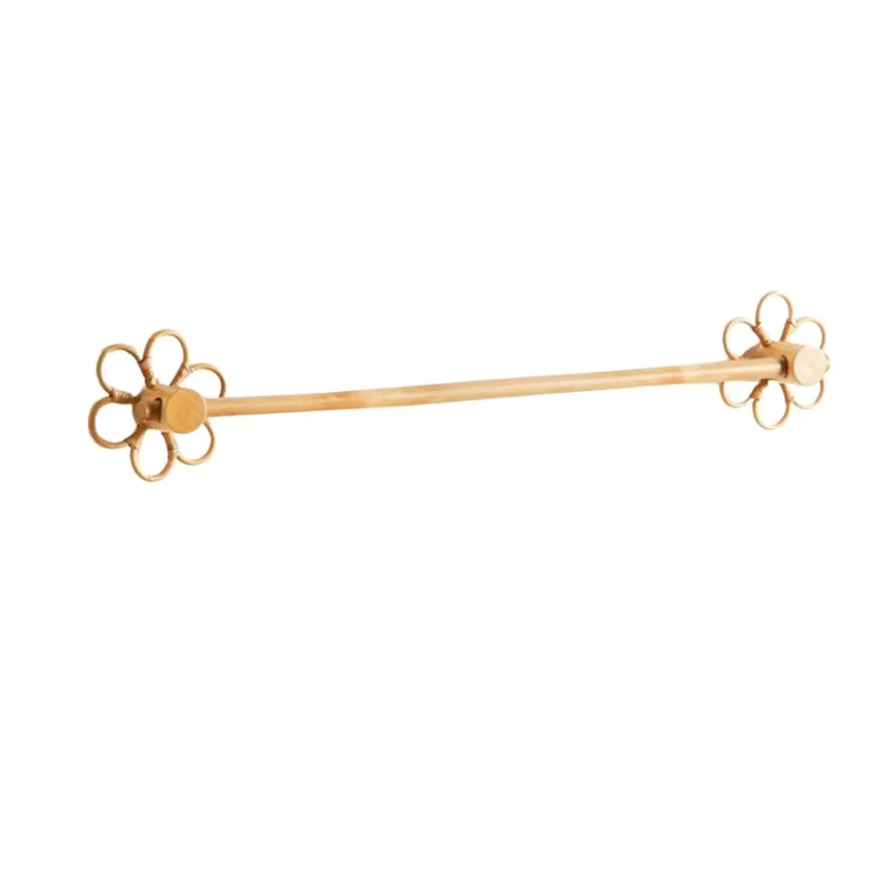 Rattan Bathroom Towel Hangers Private Label