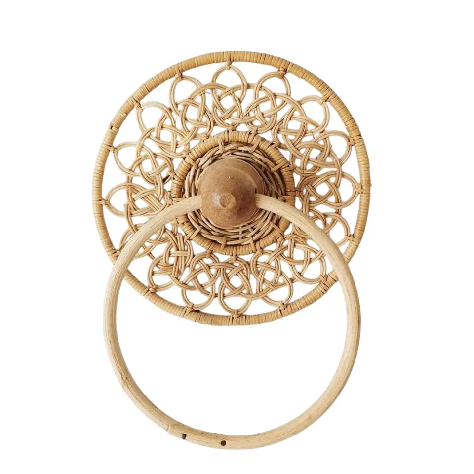 Rattan Bathroom Towel Hangers Hight Quality