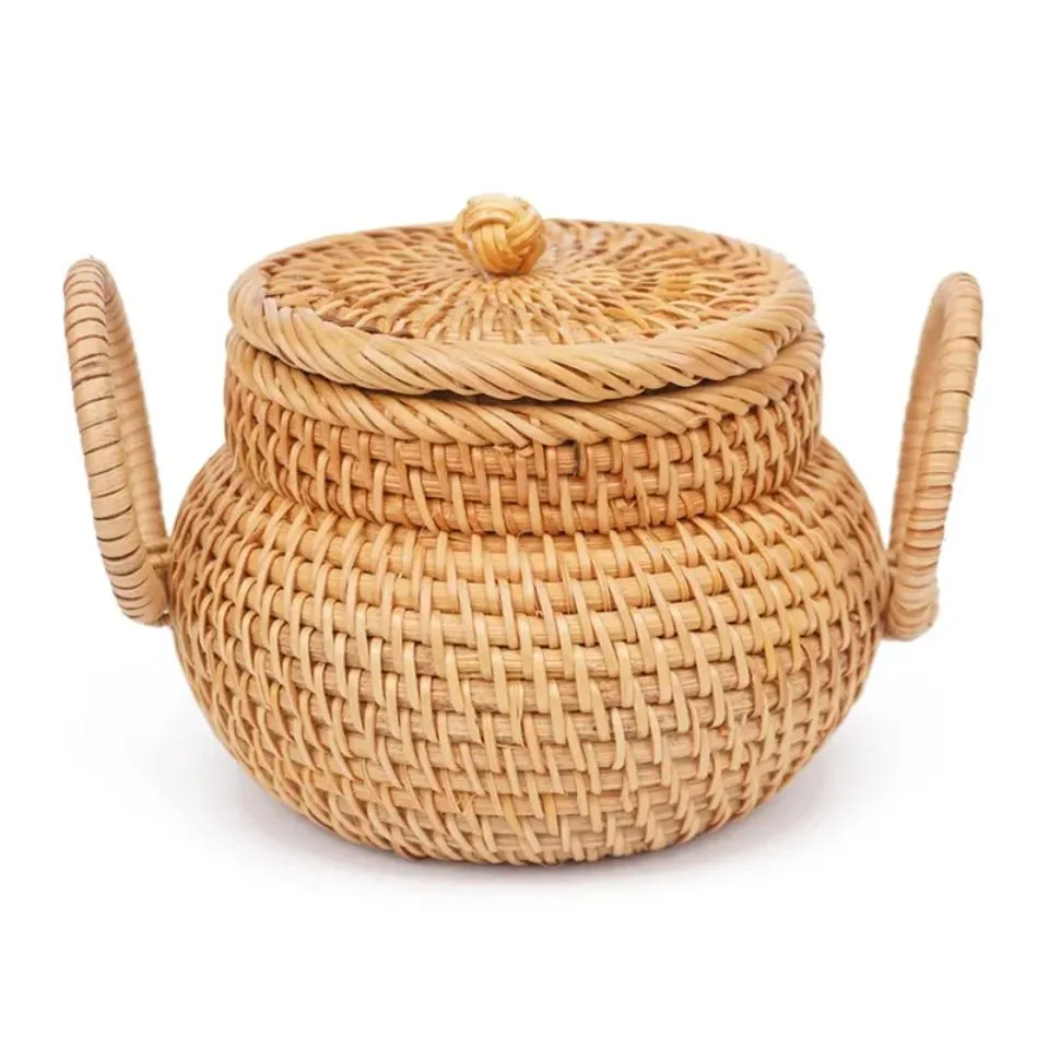 Rattan Candy Box Handicraft