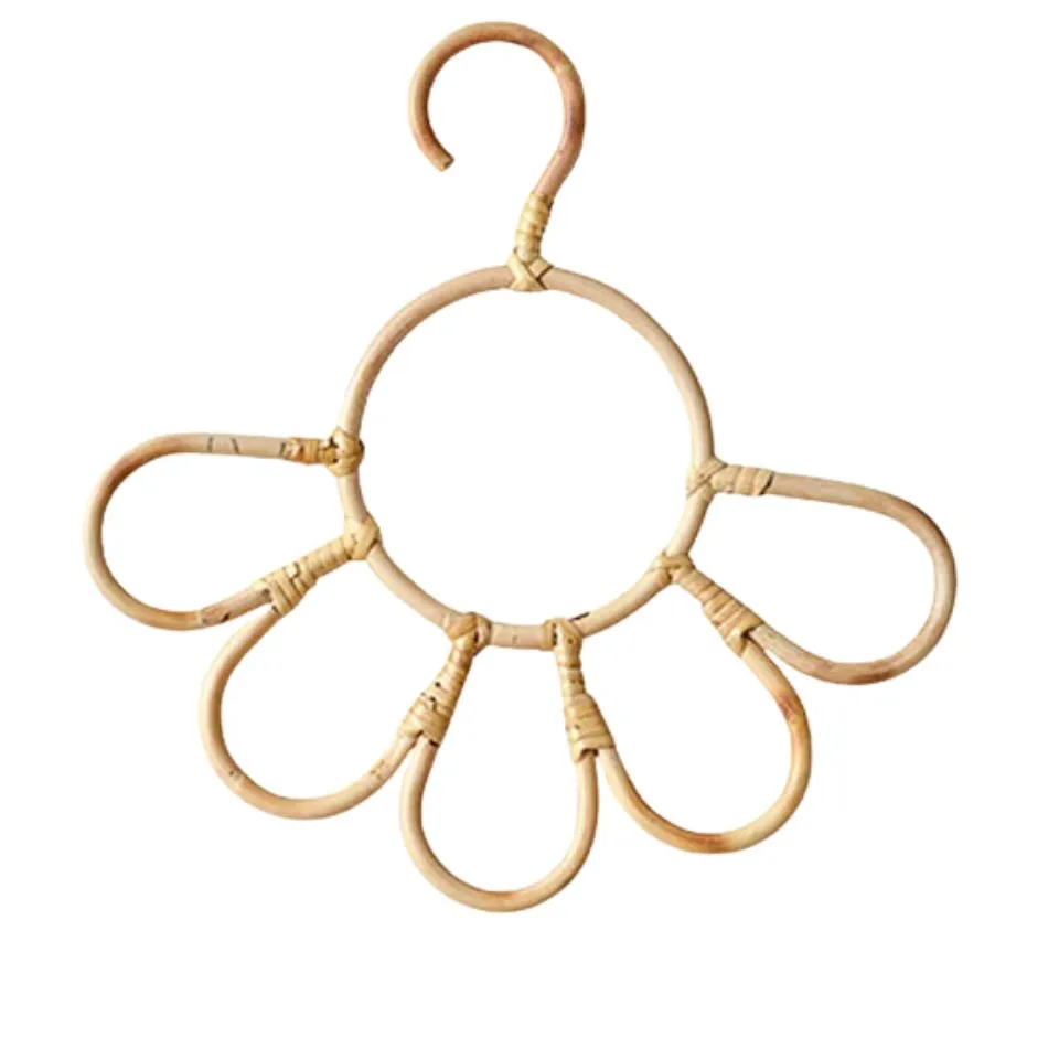 Rattan Coat Wall Hanger Handicraft
