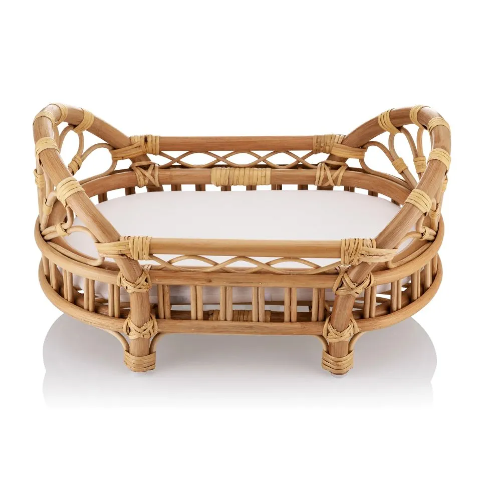 Rattan Doll Bed Handicraft