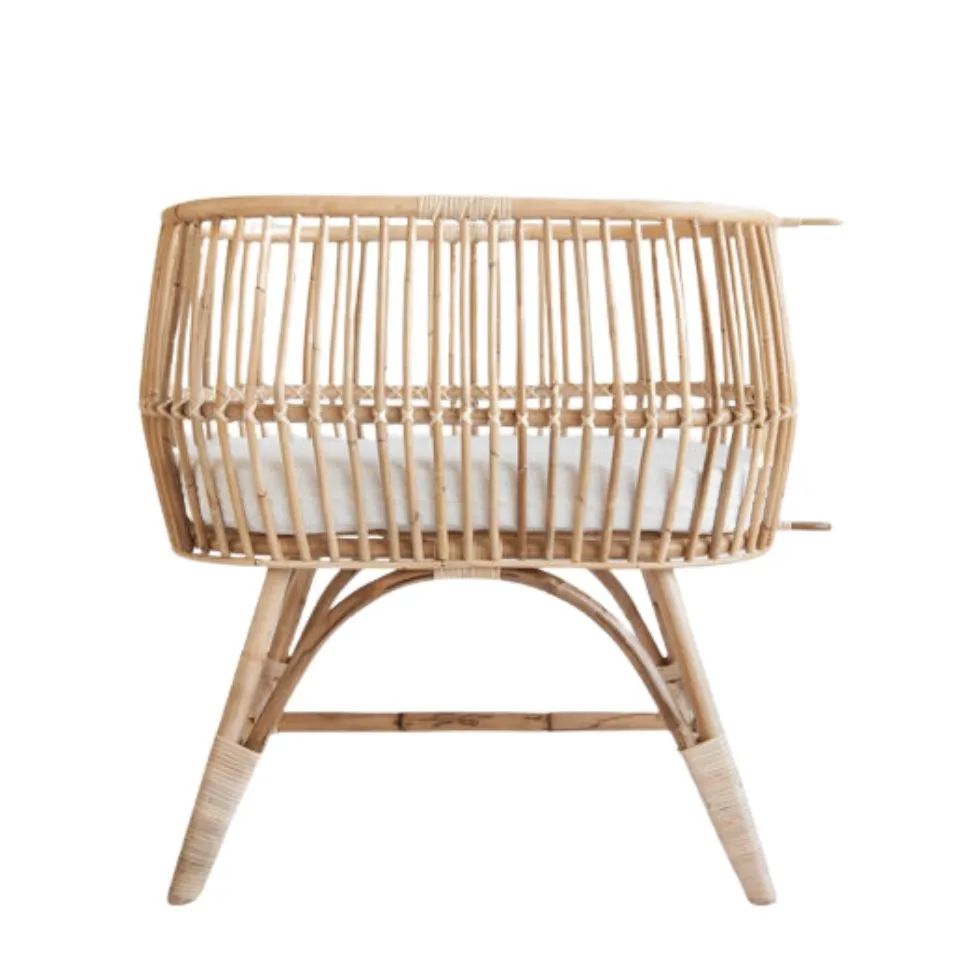 Rattan Doll Crib Low Moq
