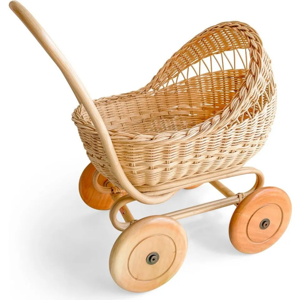 Rattan Doll Stroller Low Moq