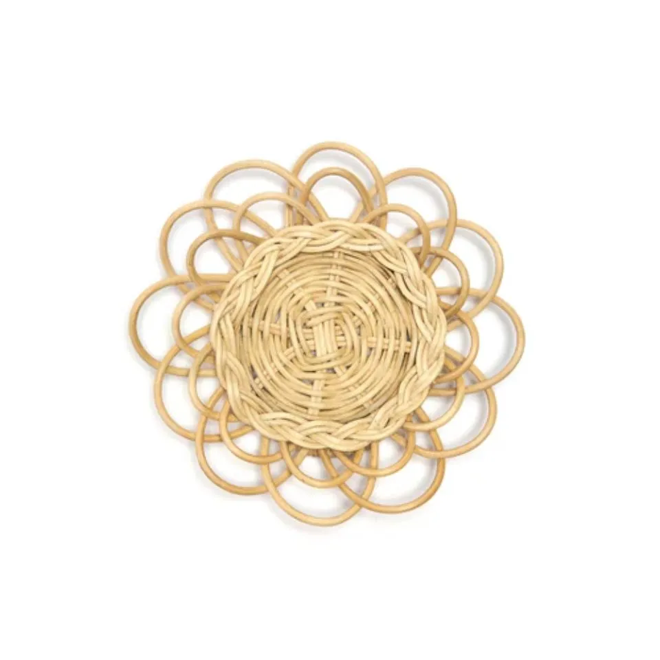 Rattan Flower Coasters Vietnam