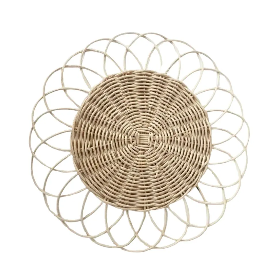 Rattan Flower Coasters Short Lead Time