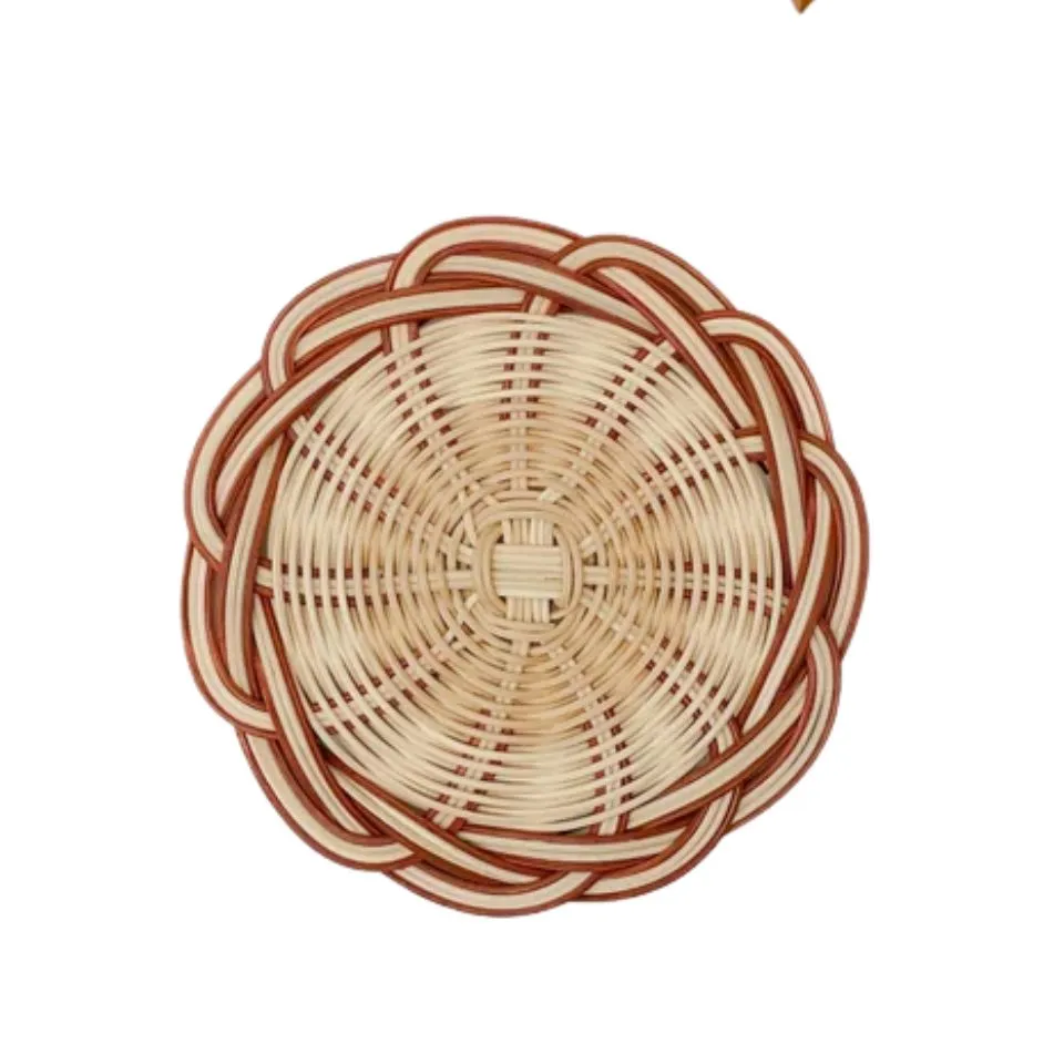 Rattan Flower Coasters Low Moq