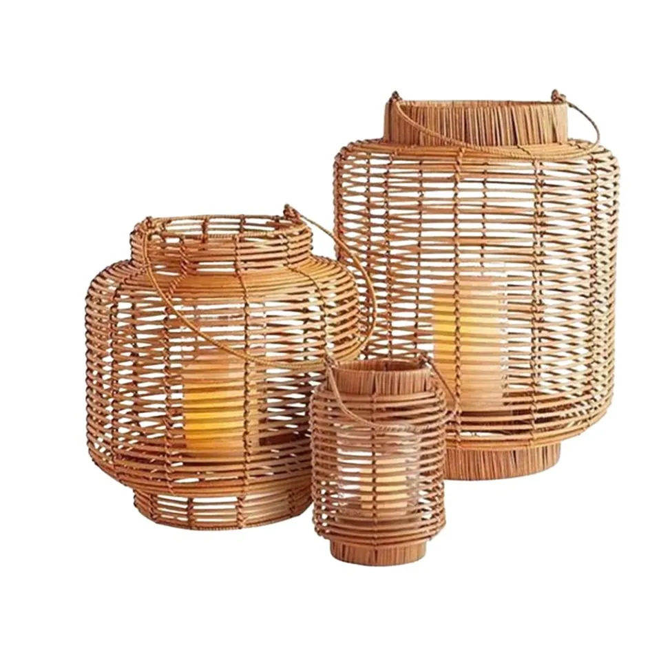 Rattan Hanging Lanterns Short Lead Time