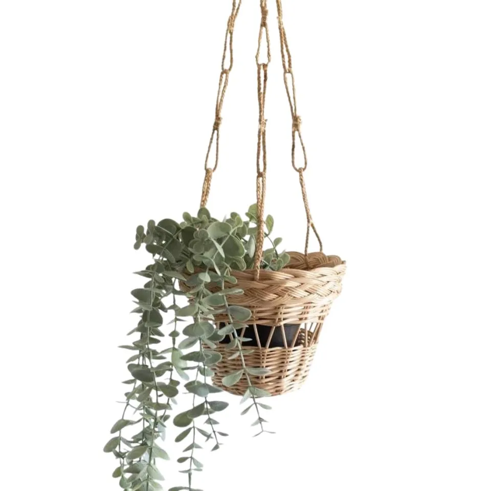 Rattan Hanging Planter Custom