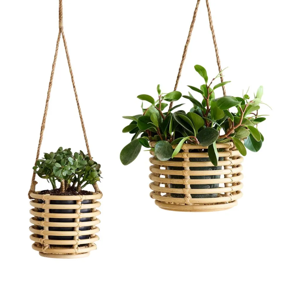 Rattan Hanging Planter Hight Quality