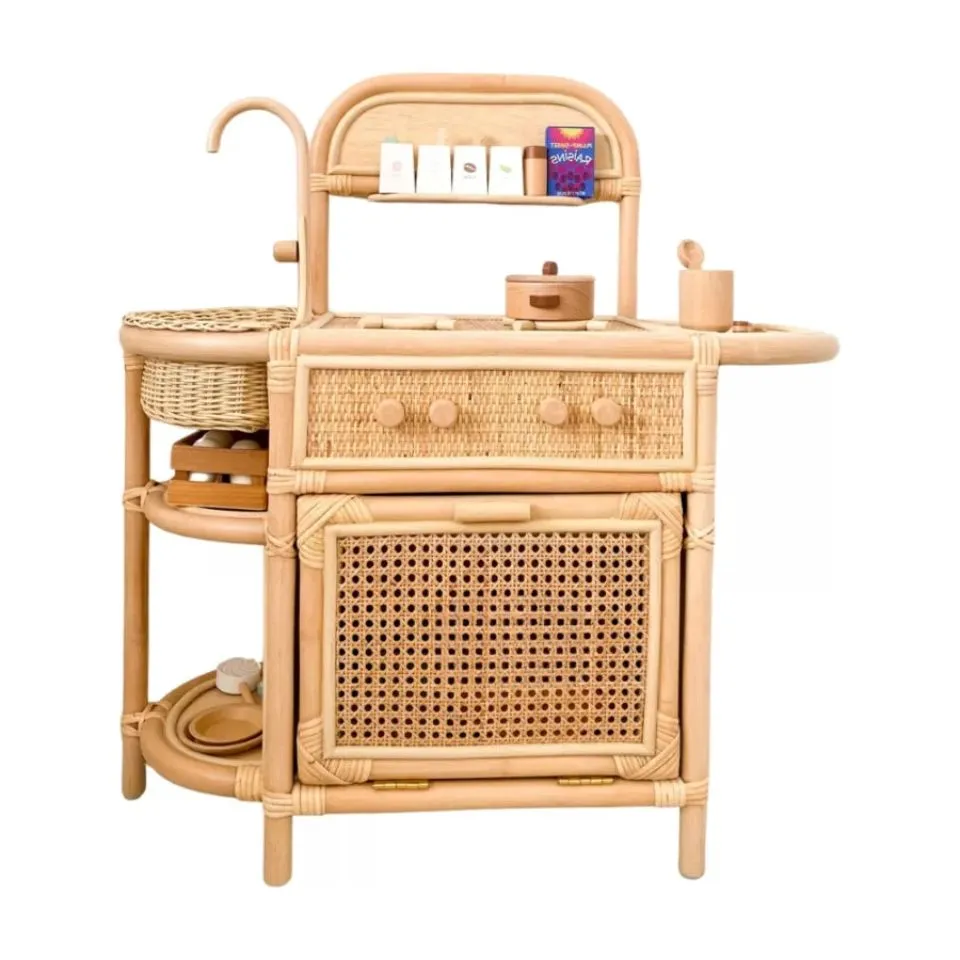 Rattan Kitchen Toys Handicraft