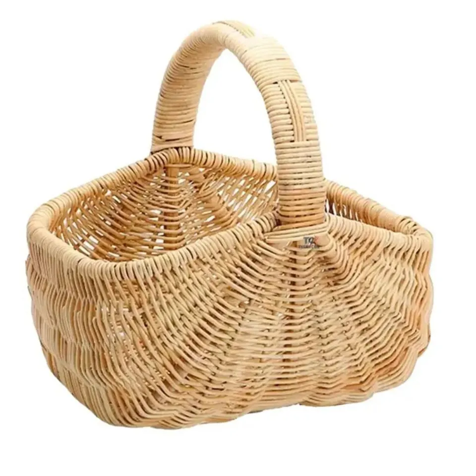 Rattan Picnic Basket Handicraft
