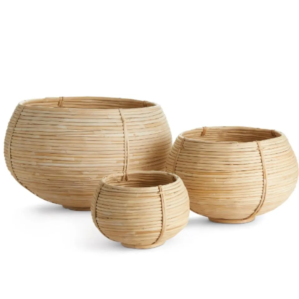 Rattan Plant Basket Low Moq