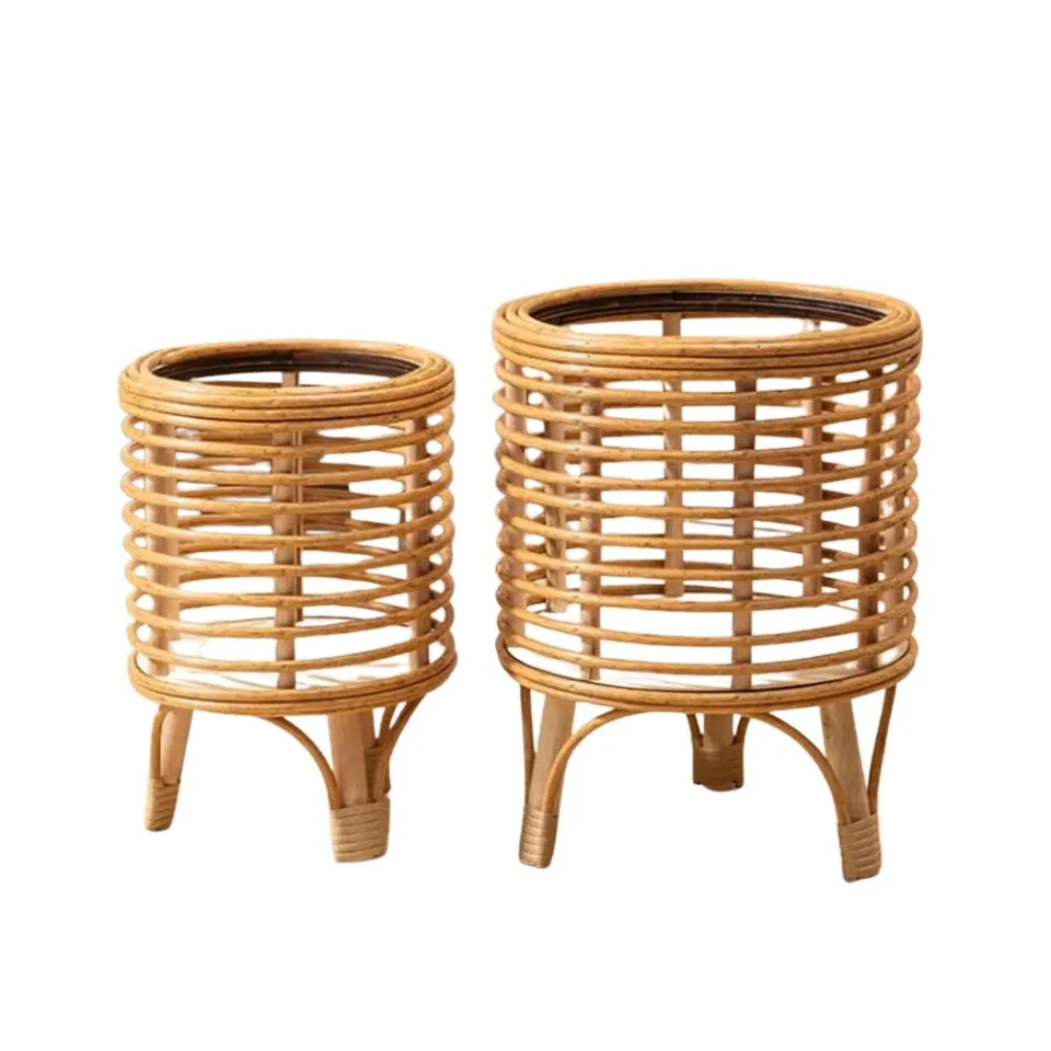 Rattan Plant Stand Low Moq