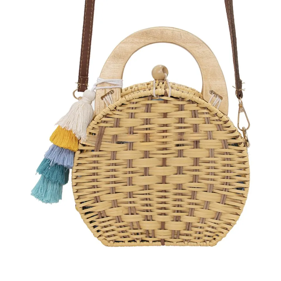 Handmade Rattan Round Bag Short Lead Time