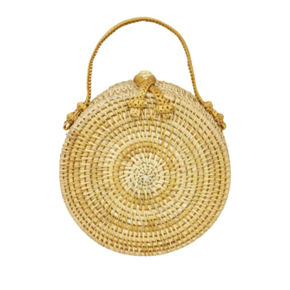 Handmade Rattan Round Bag Manufacturer