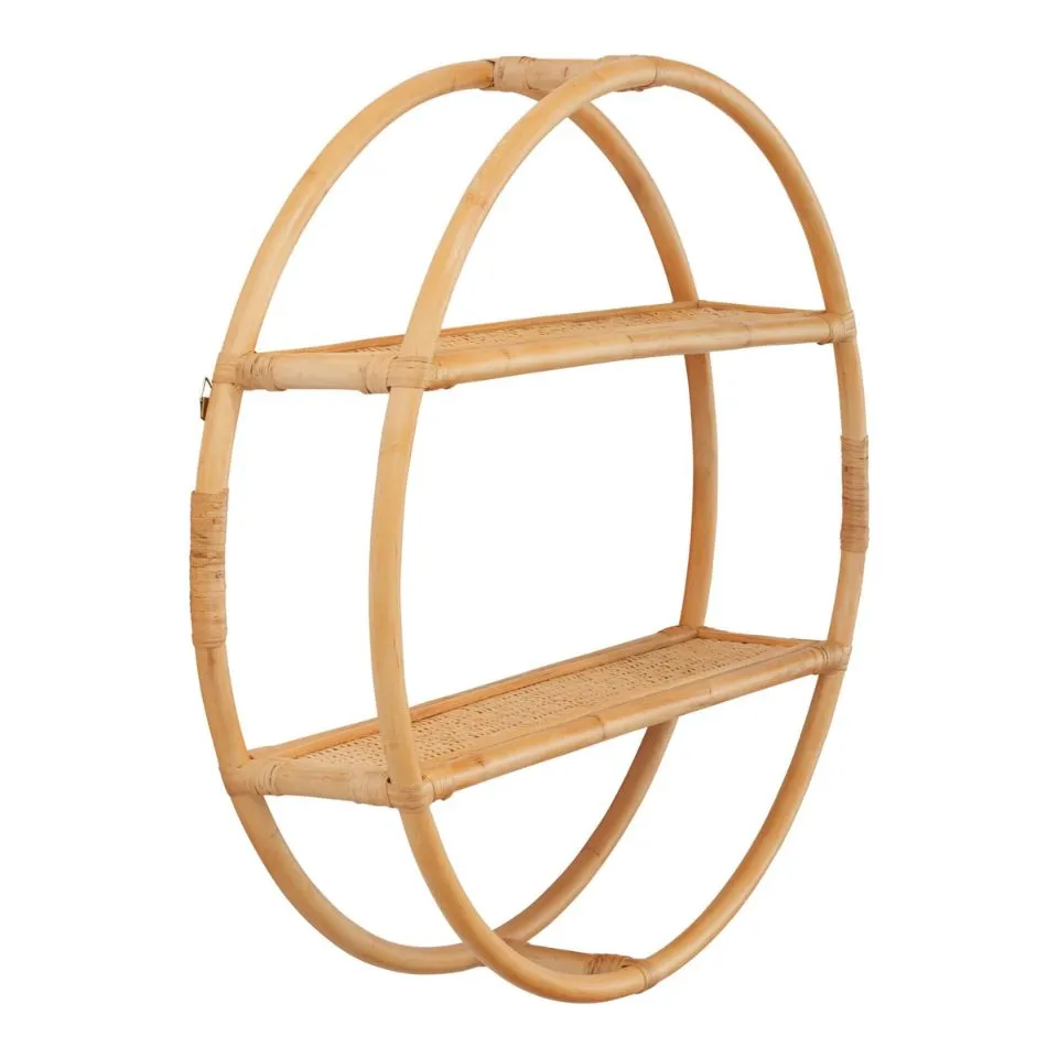 Rattan Round Wall Shelf Vietnam
