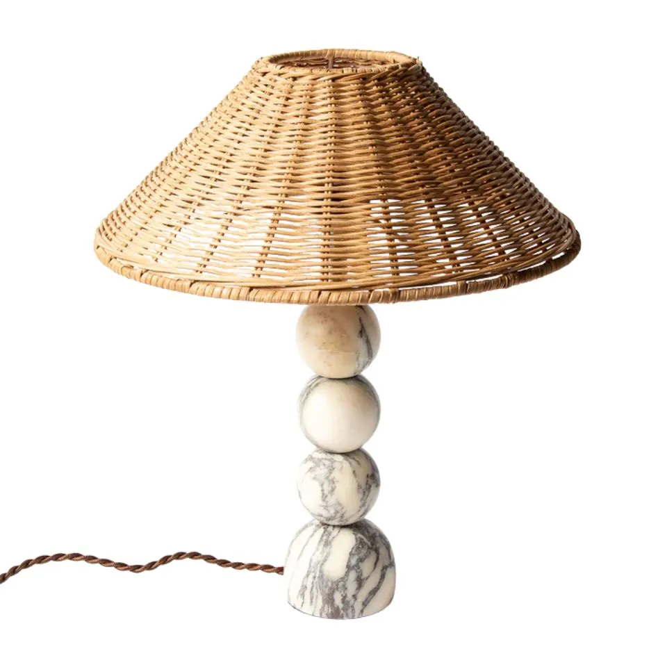 Rattan Shade Table Lamp Short Lead Time