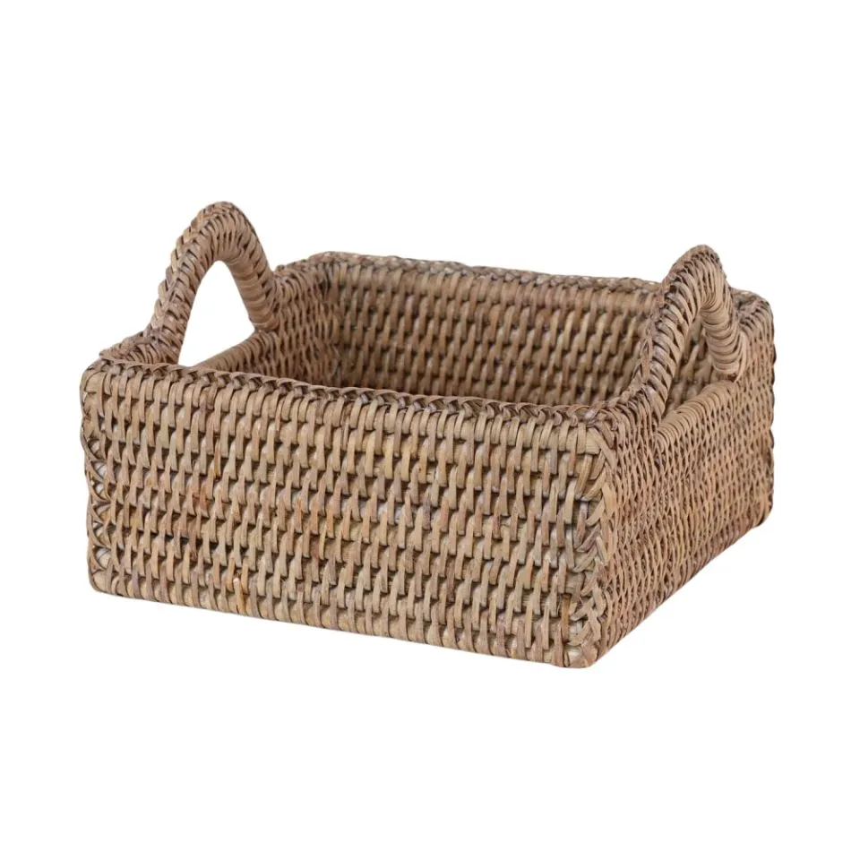 Rattan Small Storage Tray Private Label