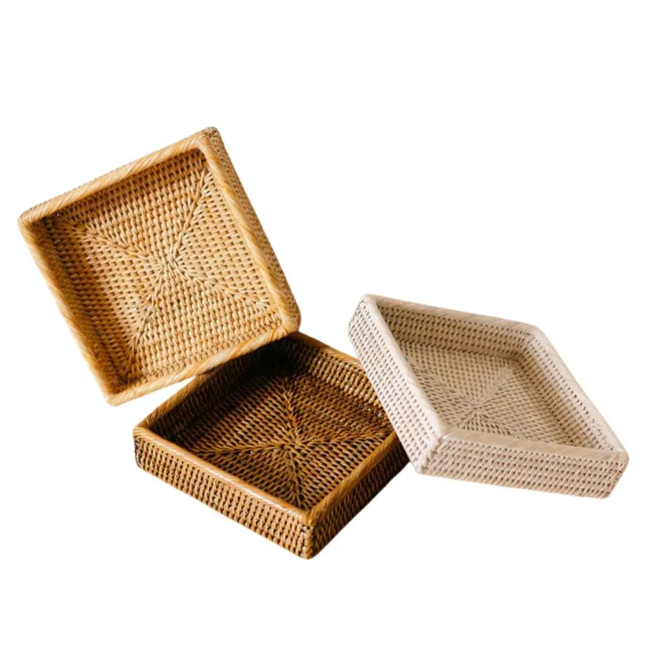 Rattan Small Storage Tray Short Lead Time