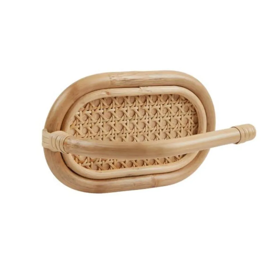 Rattan Toilet Roll Holder Low Moq
