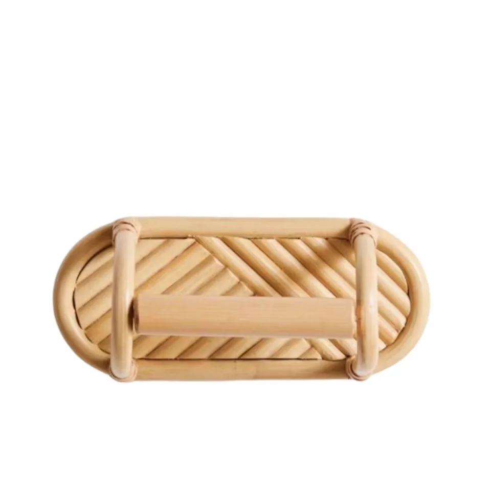 Rattan Toilet Roll Holder Custom