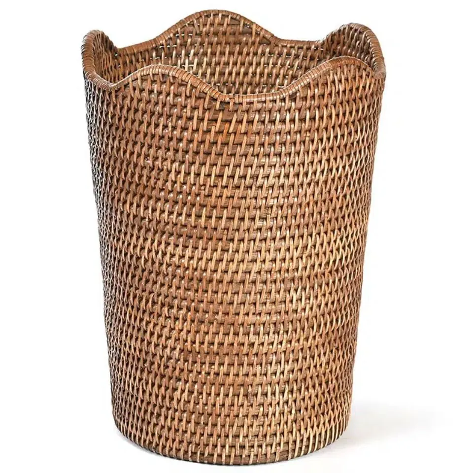Rattan Waste Paper Basket Custom