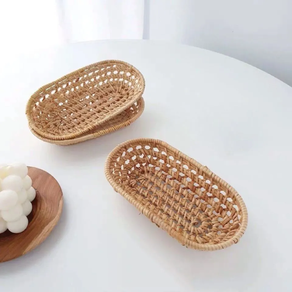 Oval Open-Weave Rattan Bread Baskets – EHM's ethical Vietnamese handicrafts