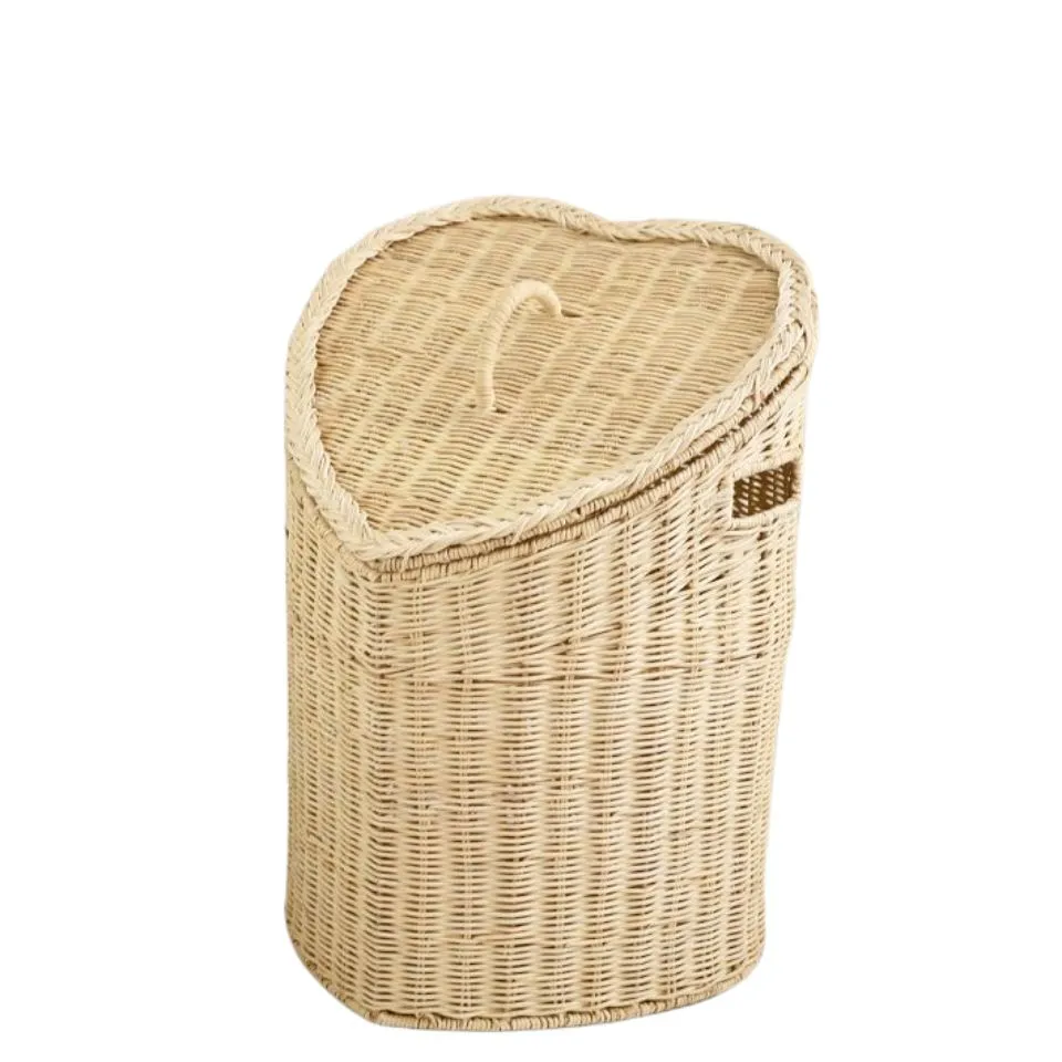 Rattan Wicker Laundry Hamper Handicraft