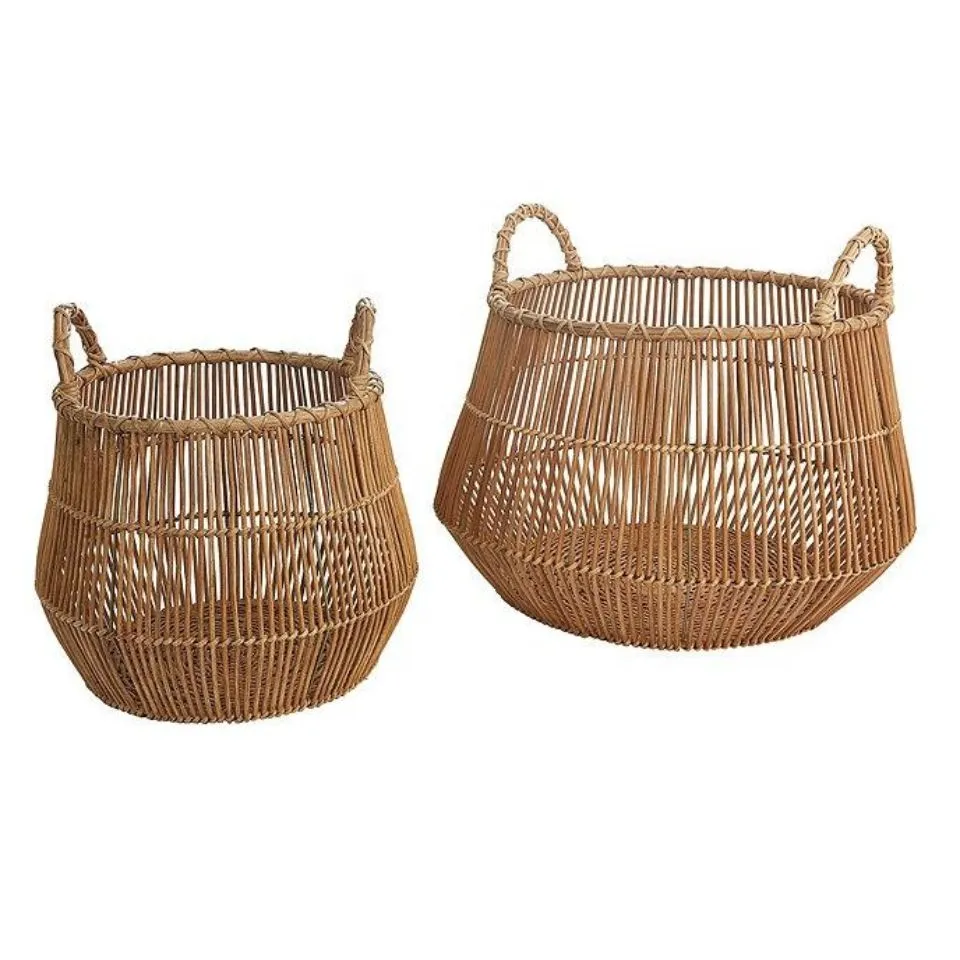 Rattan Wicker Storage Basket OEM