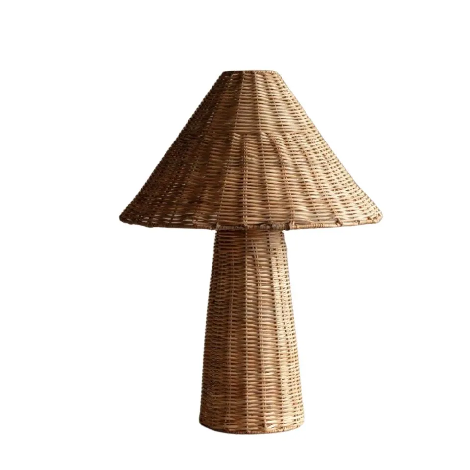 Rattan Woven Table Lamps Custom