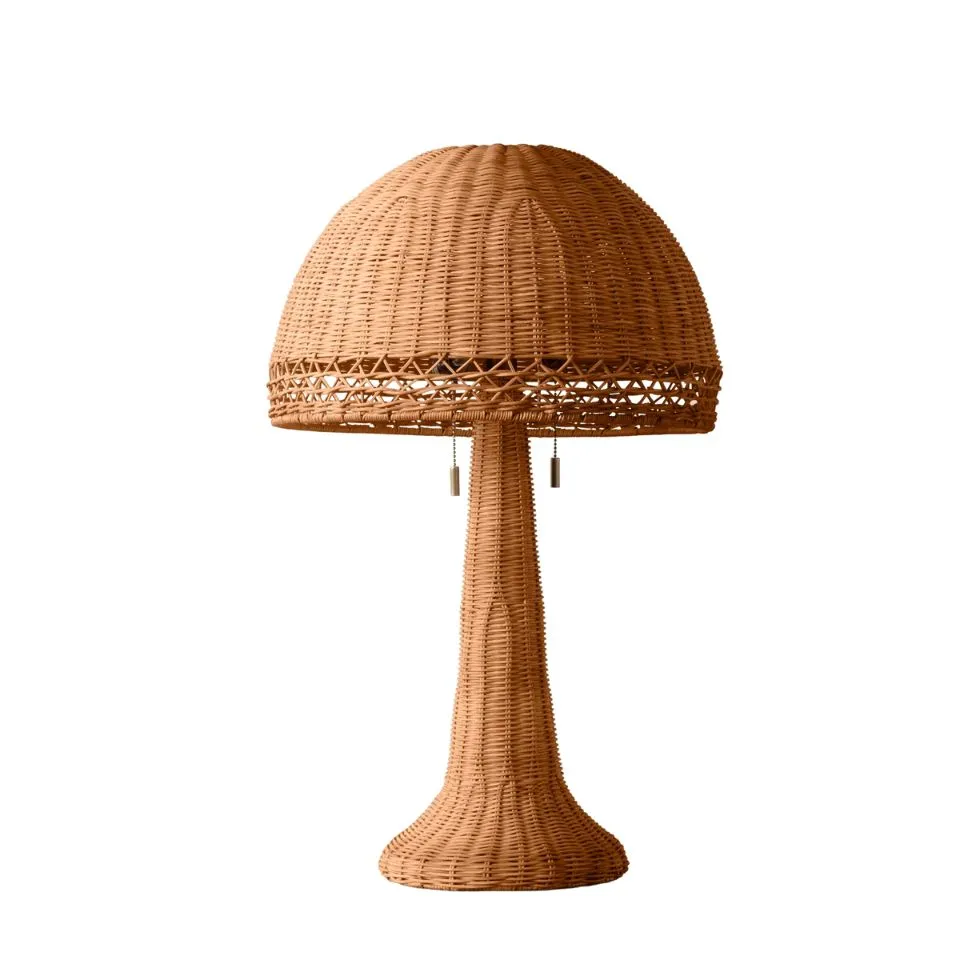 Rattan Woven Table Lamps Hight Quality