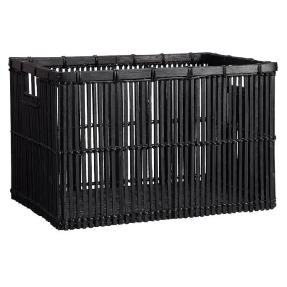 Rectangle Bamboo Storage Basket Manufacturer