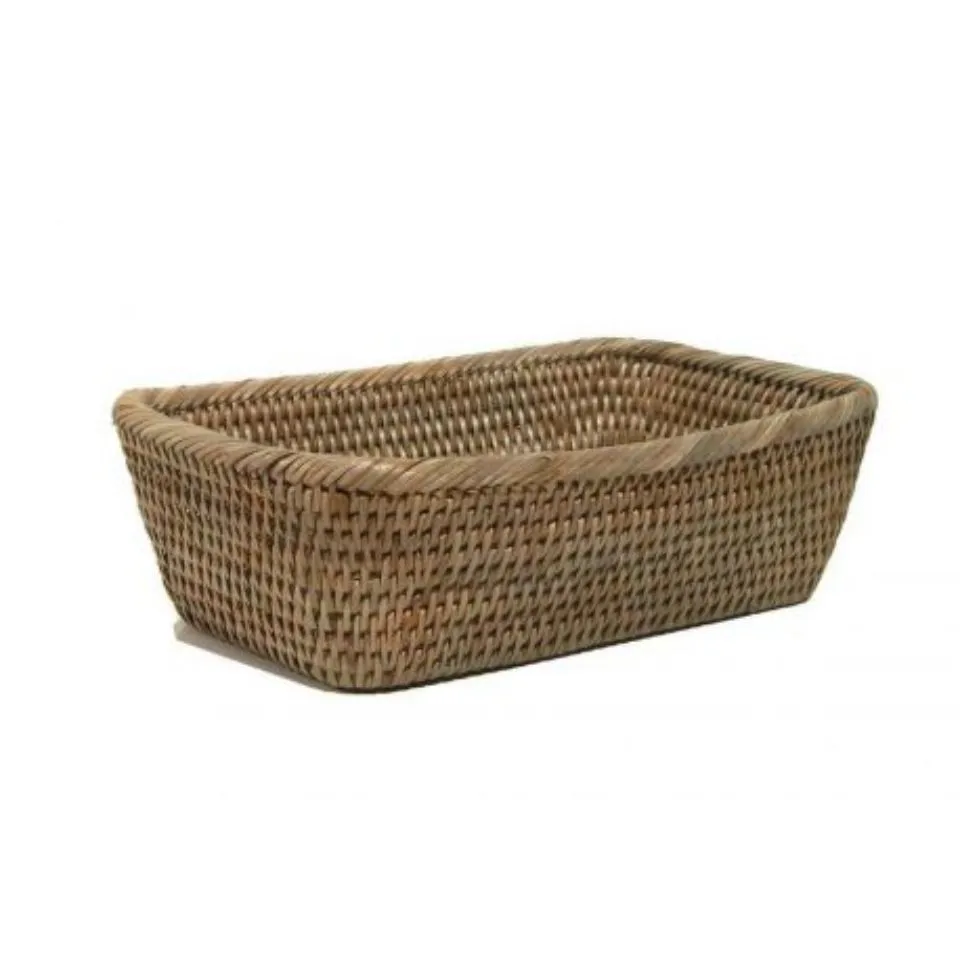 Rectangular Rattan Bread Basket Vietnam