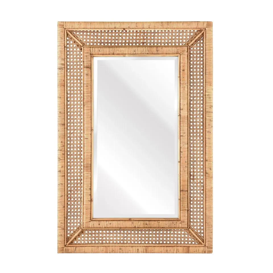Rectangular Rattan Mirror Manufacturer