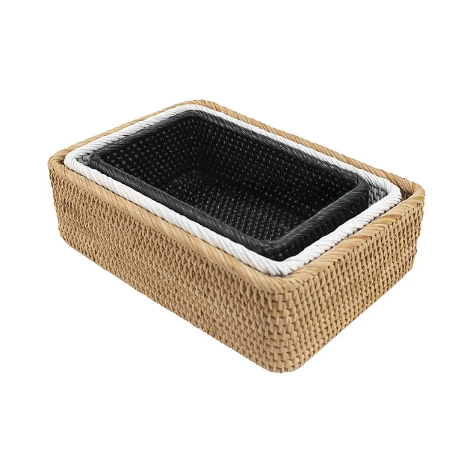 Rectangular Rattan Storage Boxes Manufacturer