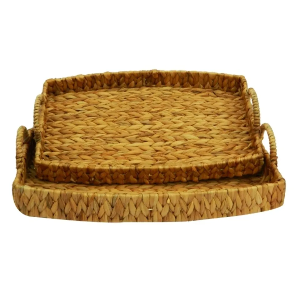 Rectangular Water Hyacinth Tray Custom