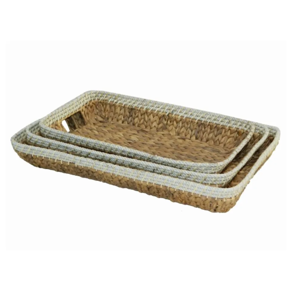 Rectangular Water Hyacinth Tray Hight Quality