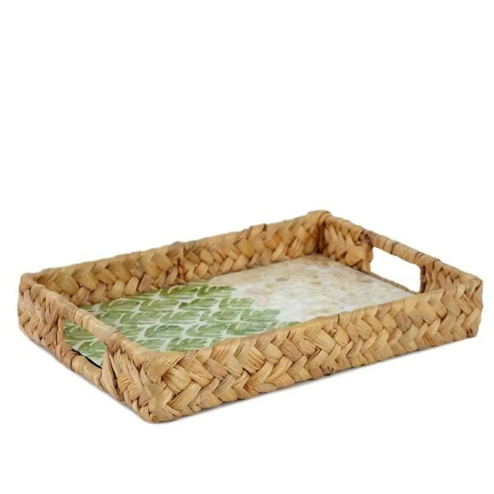 Rectangular Water Hyacinth Tray Manufacturer
